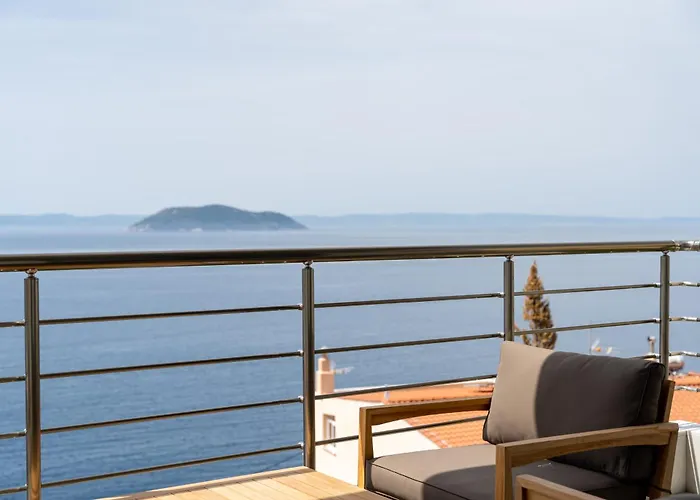 Sithoniars Wave & Wind Luxury With Infinity Sea View 公寓 *