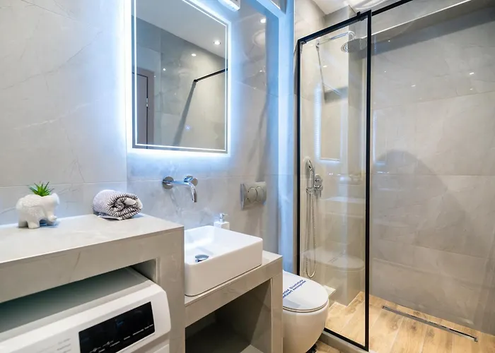 Sithoniars Wave & Wind Luxury With Infinity Sea View 公寓 *