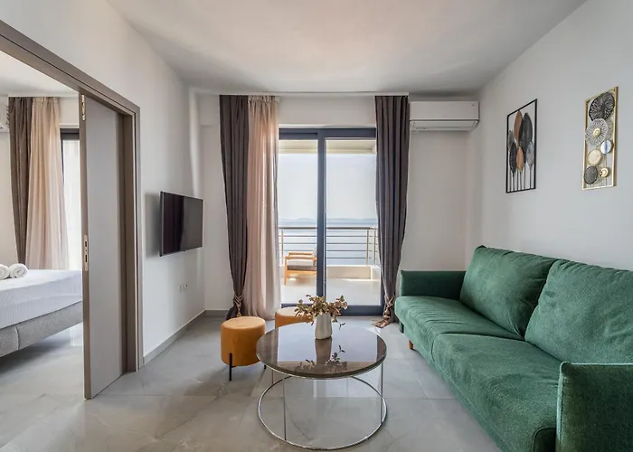 公寓 Sithoniars Wave & Wind Luxury With Infinity Sea View *