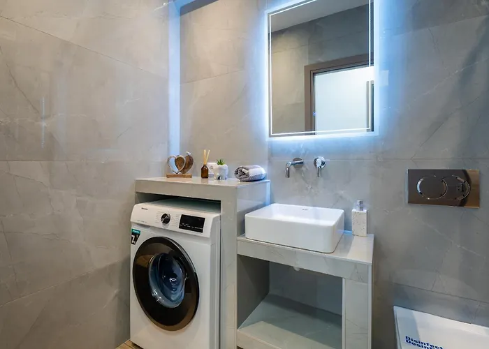 Sithoniars Wave & Wind Luxury With Infinity Sea View 公寓 新马尔马拉斯