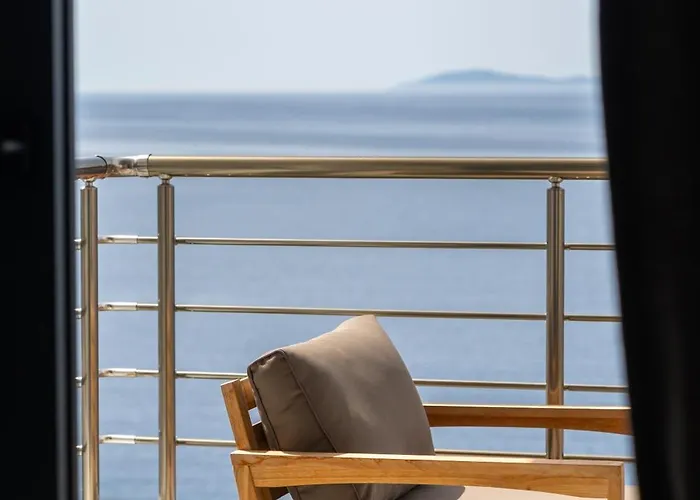 公寓 Sithoniars Wave & Wind Luxury With Infinity Sea View 新马尔马拉斯