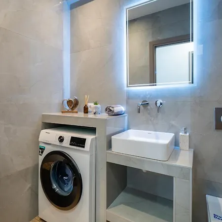 Sithoniars Wave & Wind Luxury With Infinity Sea View 公寓 新马尔马拉斯