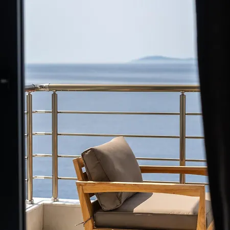 公寓 Sithoniars Wave & Wind Luxury With Infinity Sea View 新马尔马拉斯